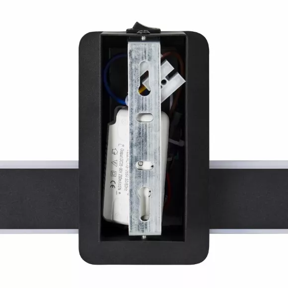 Настенный светильник с часами Freya Times FR6168WL-L11B, Черный, Нейтральный белый, Металл Настенный светильник с часами Freya Times FR6168WL-L11B, Черный, Нейтральный белый, Металл
