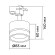 Трековый однофазный светильник Apeyron 16-85