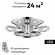 Потолочная люстра Lumion Ruana 8239/9CL, Хром, Прозрачный, От теплого до холодного