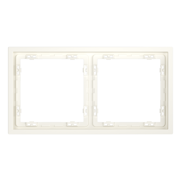 Рамка пластиковая Voltum S70 на 2 пост, (хлопок) VLS100213