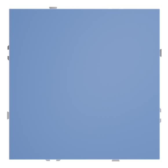 Заглушка Voltum S70 с суппортом, (деним) VLS080115