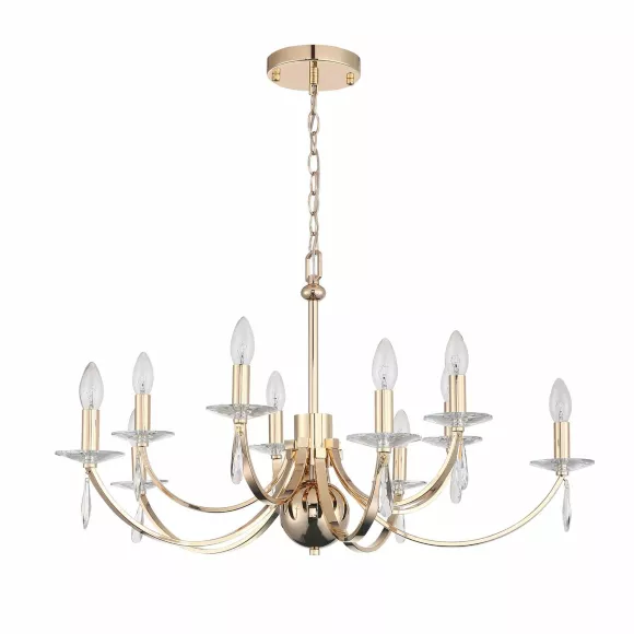Подвесная люстра ST Luce Элеганс SL1405.203.10, Латунь, Металл, Классика стиль Подвесная люстра ST Luce Элеганс SL1405.203.10, Латунь, Металл, Классика стиль