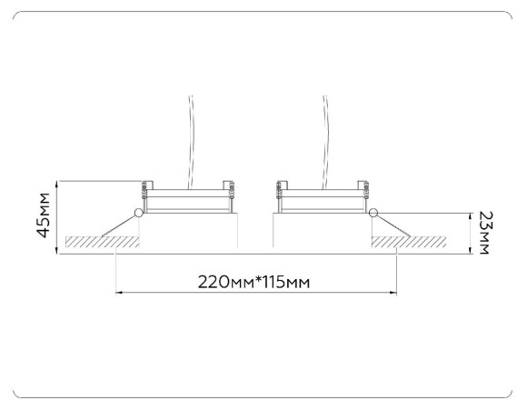 Встраиваемый светильник Ambrella Light GX Standard Tech Techno Spot TN51919