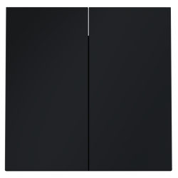 Клавиши для выключателя/переключателя двухклавишного Voltum S70 (графит) VLS000307