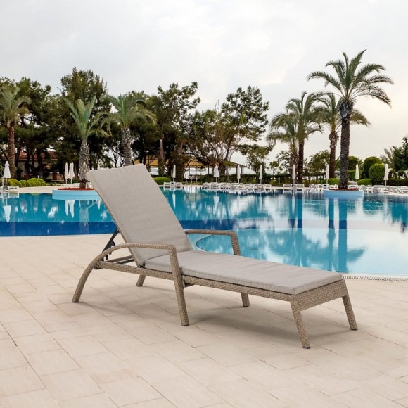 Лежак A30B2-W56 Light Brown с матрасом AFN_A30B2-W56_Light_Brown