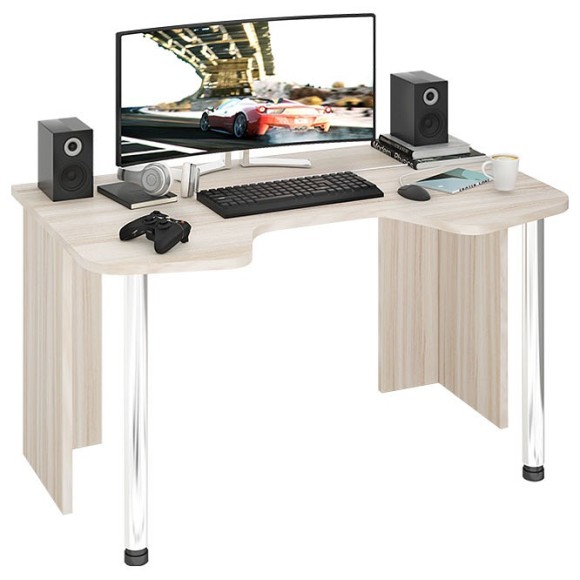 Стол компьютерный Домино Лайт СКЛ-Игр140 MER_SKL-Igr140_K