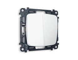 Комплект механизма 2-кл выключателя Ambrella Volt Omega MO123010