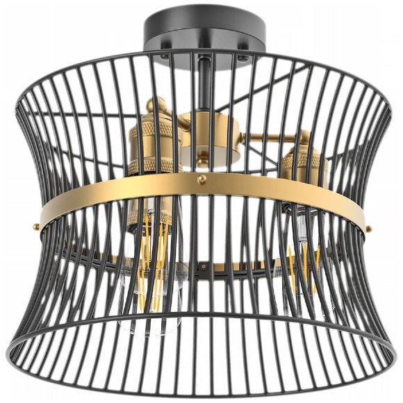 Потолочный светильник Illumico IL1005-3C-05 BK GD