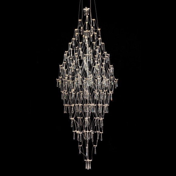 Подвесная люстра с пультом управления Modelux ML.7826.800P CR