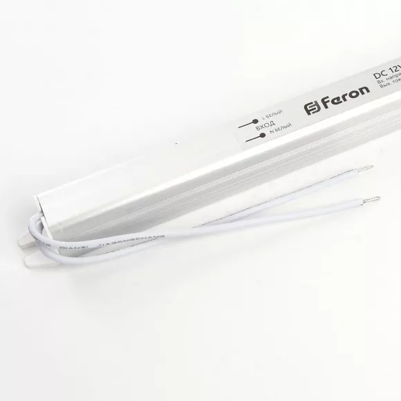 Трансформатор для светодиодной ленты Feron LB001 72Вт 12В IP20 48015, Россия