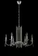 Подвесная люстра Crystal Lux AURELIO SP6 GOLD+CHROME/TRANSPARENT, Хром, Металл, Арт-деко стиль, крупный план