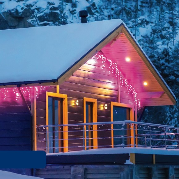 Уличная гирлянда Uniel ULD-B12006-195/TTK PINK IP44 UL-00010881