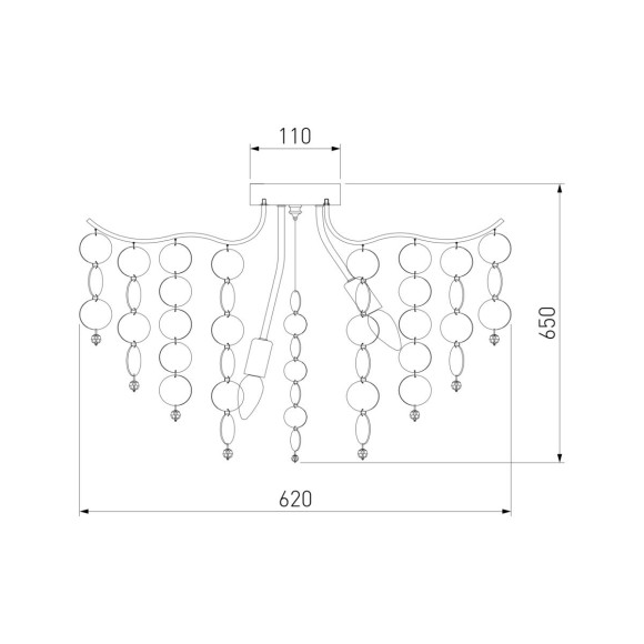 Потолочная люстра Bogates Bolla 334/9 Smart (319/9)