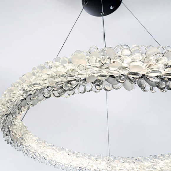 Подвесная светодиодная люстра с пультом управления Modelux MS.5002.600 CR