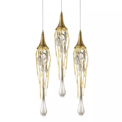 Подвесной светильник DeLight Collection Goddess Tears P68009L-3/R gold