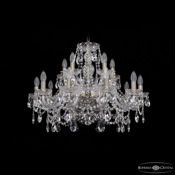 Подвесная люстра Bohemia Ivele Crystal 1411/10+5/240 Pa