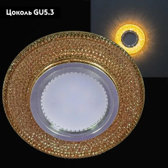 Встраиваемый светильник Reluce 14350-9.0-001LD MR16+LED3W TEA Встраиваемый светильник Reluce 14350-9.0-001LD MR16+LED3W TEA