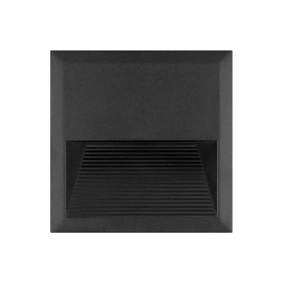 Светильник для ступеней Arlight LTD-RIBONIK-S135x135-5W Warm3000 (Черный, 50 deg, 230V) (IP65 Металл) 062914, вид сверху Светильник для ступеней Arlight LTD-RIBONIK-S135x135-5W Warm3000 (Черный, 50 deg, 230V) (IP65 Металл) 062914, вид сверху