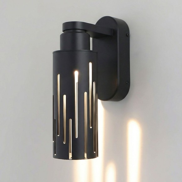 Уличный настенный светильник Elektrostandard Streak 35197/W черный 4690389219481 a072054