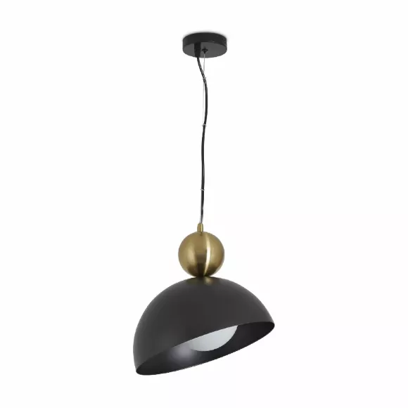 Подвесной светильник Freya Bowl FR5439PL-01B, Черный, Металл, Современный стиль