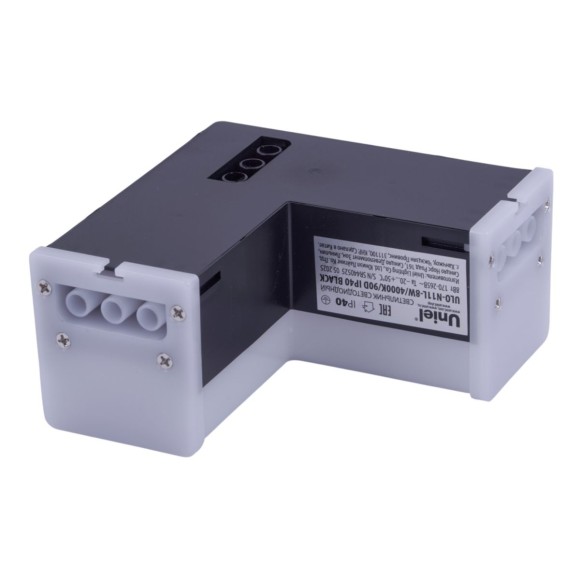 Модульный светильник L-образный Uniel ULO-N11L-8W/4000K/90D IP40 BLACK UL-00013273