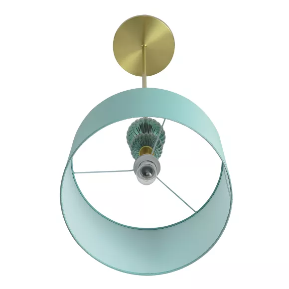 Торшер Lumion Classi Mikimito 8419/1F, Классика, Бронза, Зеленый