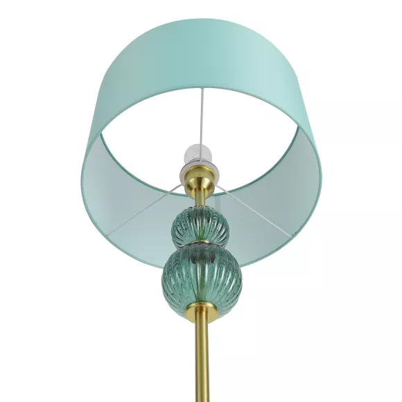 Торшер Lumion Classi Mikimito 8419/1F, Бронза, Зеленый, Металл, крупный план