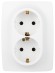 Розетка двухместная Эра 12-2106-01М Б0065721