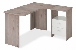 Стол письменный Домино Лайт СКЛ-Угл130 MER_SKL-Ugl_130_NBE_PRAV