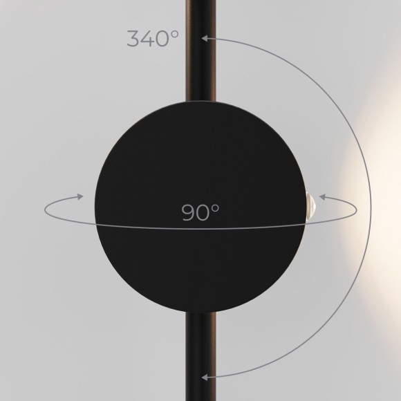 Настенный светильник Elektrostandard Illume черный (40154/LED) 3000K 4690389217203 a070992