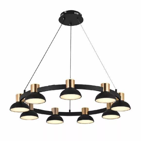 Подвесная люстра Indigo Traforo 11059/9P Black V000183L, 3000, 6400