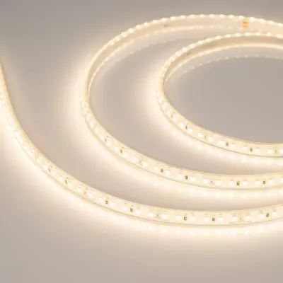 Светодиодная герметичная лента Arlight RTW-PU-A120-10.5mm 24V Warm3000 (16.8 W/m, IP68, Wire 2m, 5m) 029043(3)