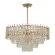 Люстра на штанге Arte Milano Sorrento 376109/9/300/570 GD, Золото, Прозрачный, Металл