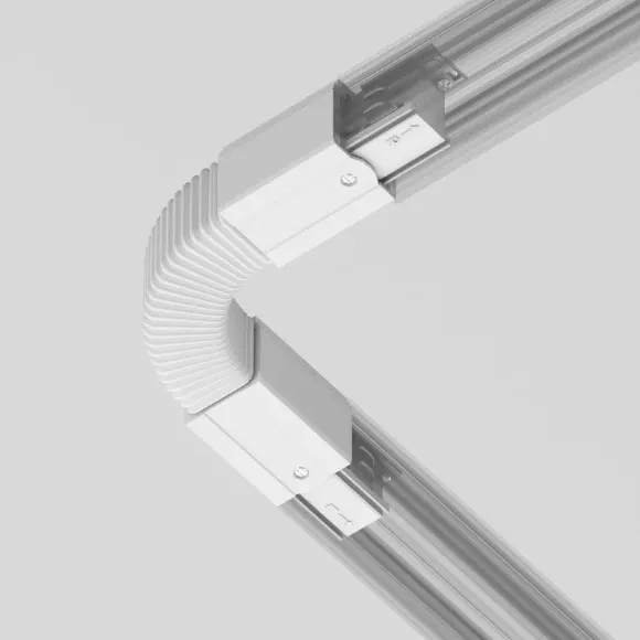Коннектор гибкий Maytoni Technical Accessorises TRA005CF-31W, Современный, Белый, Пластик Коннектор гибкий Maytoni Technical Accessorises TRA005CF-31W, Современный, Белый, Пластик