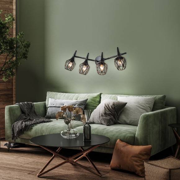 Спот Escada Gale 1120/4A, E14, 160W, черный