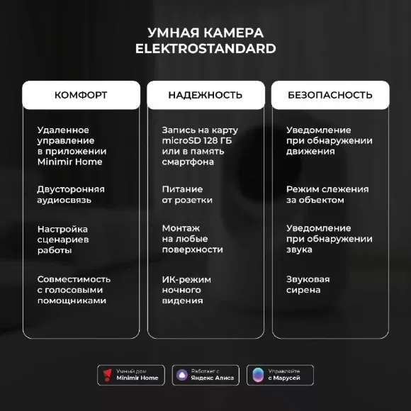 Умная видеокамера Elektrostandard WF 76500/00 4690389211843 a069149