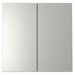 Клавиши для выключателя/переключателя двухклавишного Voltum S70 (сталь) VLS000305