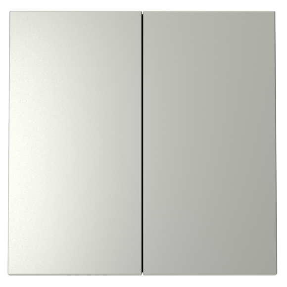 Клавиши для выключателя/переключателя двухклавишного Voltum S70 (сталь) VLS000305