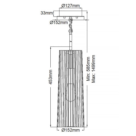 Подвесной светильник Kichler Linara QN-LINARA-P-BK