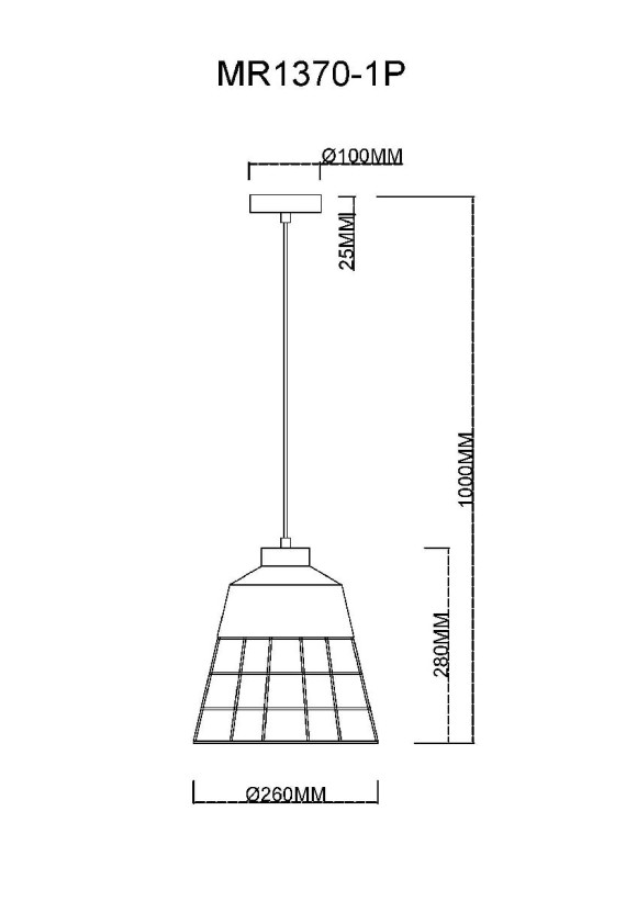 Подвесной светильник MyFar Hill MR1370-1P