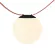 Трековый однофазный светильник Denkirs Belty orb DK5552-BK