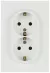 Розетка Эра Galaxy 15-2104-08 с заземлением двойная 2X2P+E Schuko 16А-250В IP20 белый матовый Б0070691