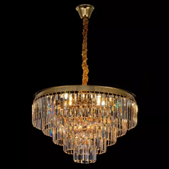 Подвесная люстра Citilux Ricky CL314163, декоративные элементы крупным планом Подвесная люстра Citilux Ricky CL314163, декоративные элементы крупным планом