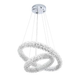 Подвесная светодиодная люстра с пультом управления Modelux MS.5002.600.400 CR