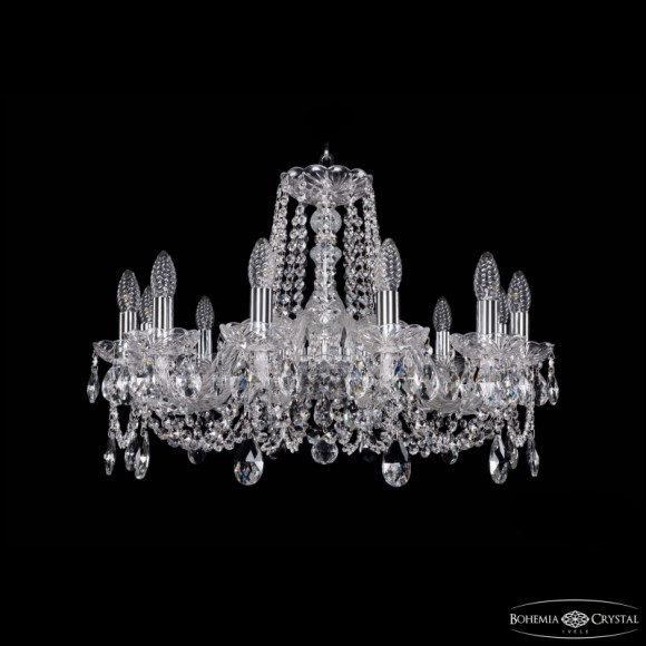 Подвесная люстра Bohemia Ivele Crystal 1402/12/240 Ni