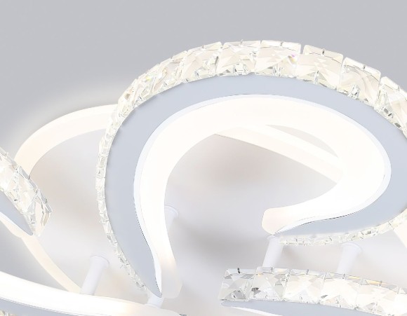 Потолочная светодиодная люстра с пультом управления Ambrella Light Ice FA1702