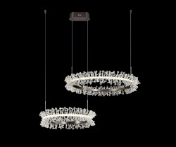 Подвесная светодиодная люстра с пультом управления Kink Light Лаура 08245,12PA