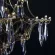 Подвесная люстра Loft IT Mira 10259/800 Gold Asfour, Теплый белый, Дизайнерский, Золото