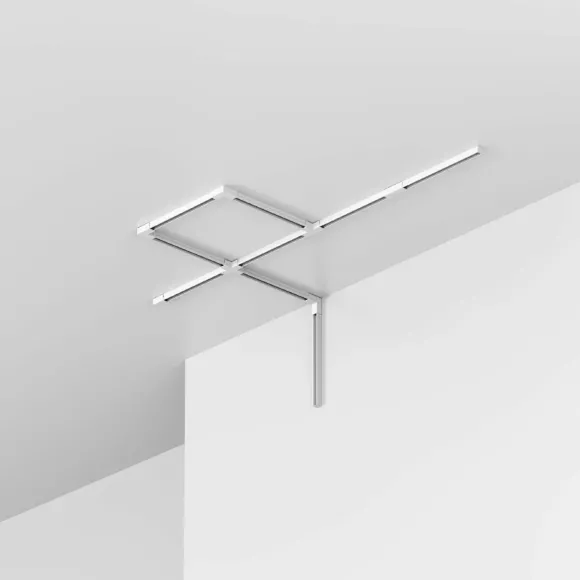 Профиль для уличной трековой системы Maytoni Elasity IP O-TR001-P-W2M, Белый, Алюминий