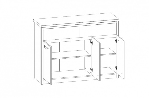 Тумба Jazz 3D2S ANR_UT-00006350